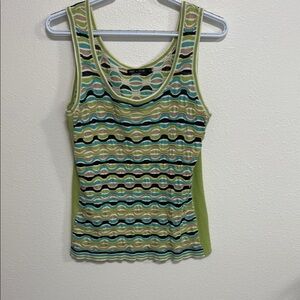 NIC+ZOE Green Fitted Tank Top